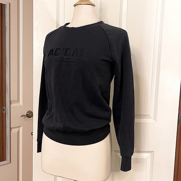 Black Adidas Sweatshirt Size S - Picture 2 of 8